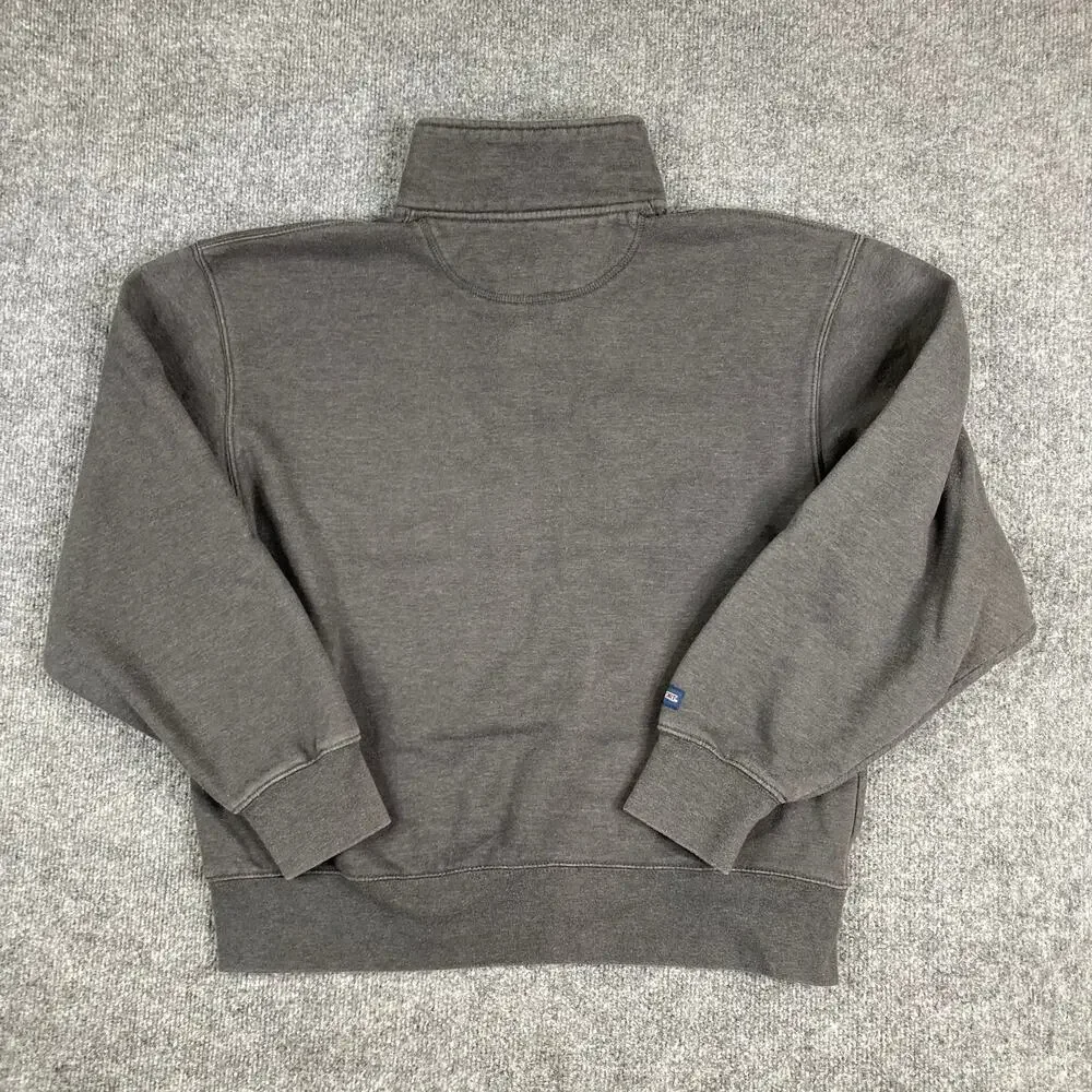 Jansport Sweater Mens Size‎ M Gray Pitt Panthers 1/4 Zip College Pullover